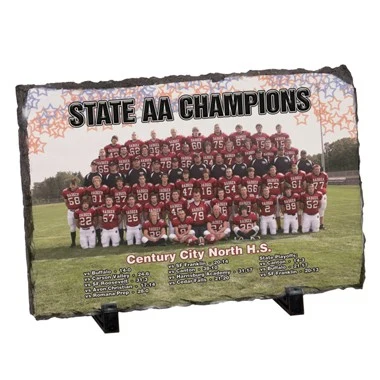 Full Color Matte Rectangular Stone Frame (11.5" x 7.5") 1