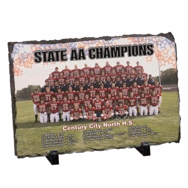 Full Color Matte Rectangular Stone Frame (11.5" x 7.5")