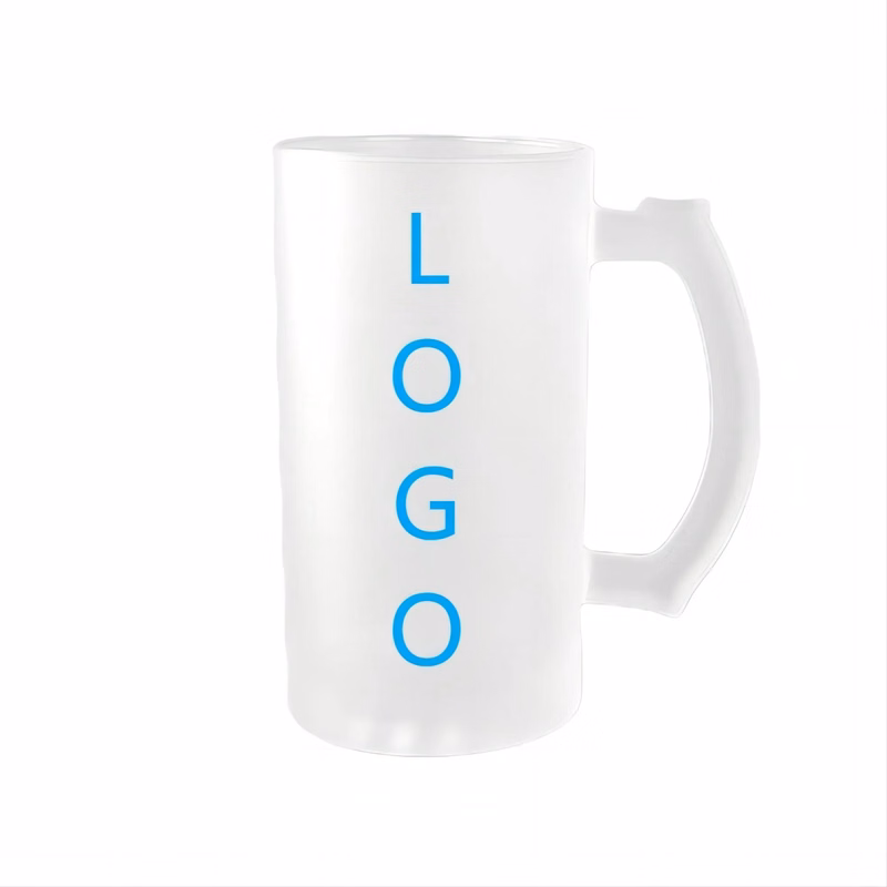 16OZ Large Capacity Frosted Glass Mug