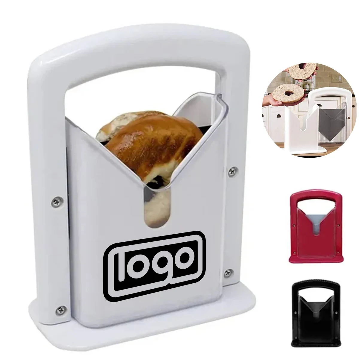 Plastic Bagel Guillotine Slicer 1