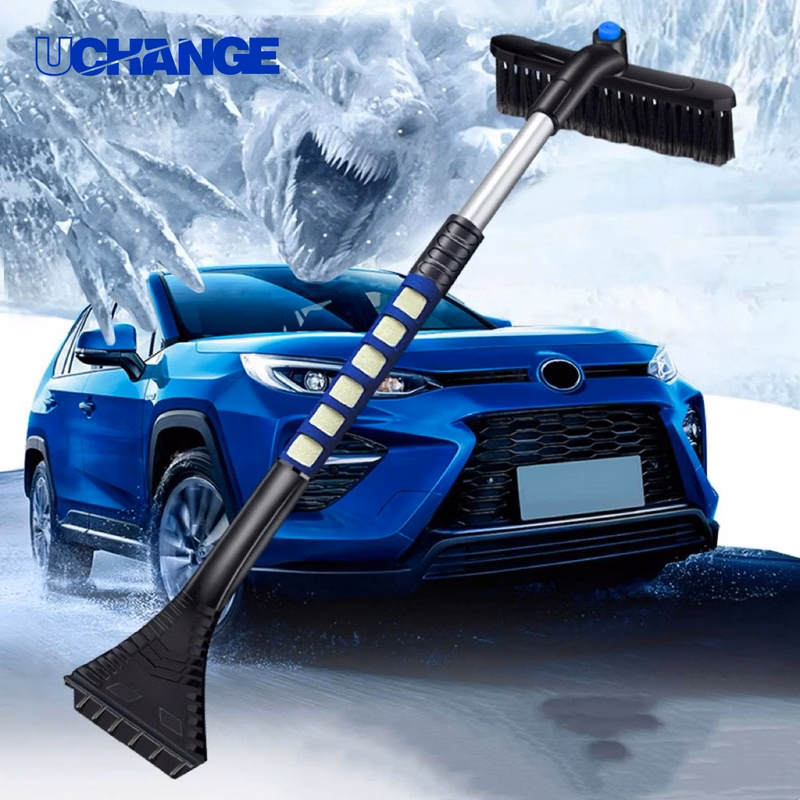 Snow Brush and Detachable Ice Scraper Tool