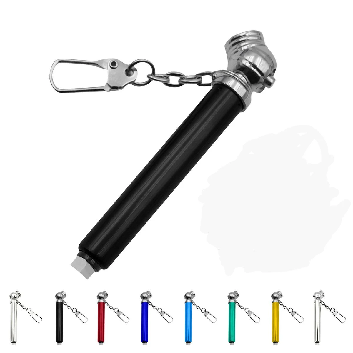 Vehicle Motor Tyre Tire Air Pressure Test Pen Keychain 1