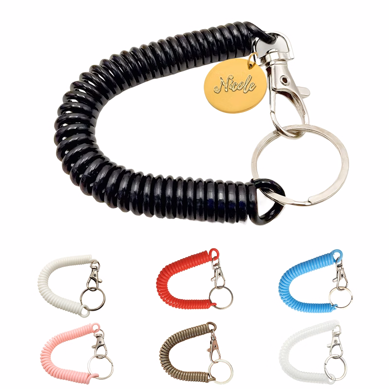 Spiral Retractable Keychain