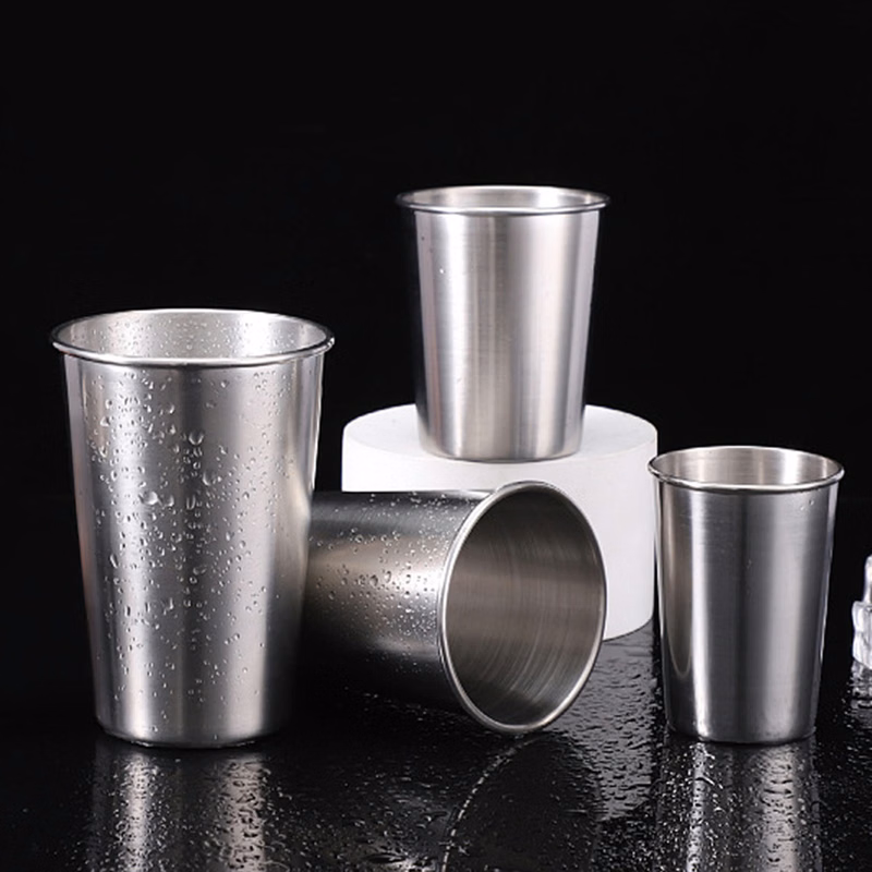 Stainless Steel Pint Cups Water Tumblers