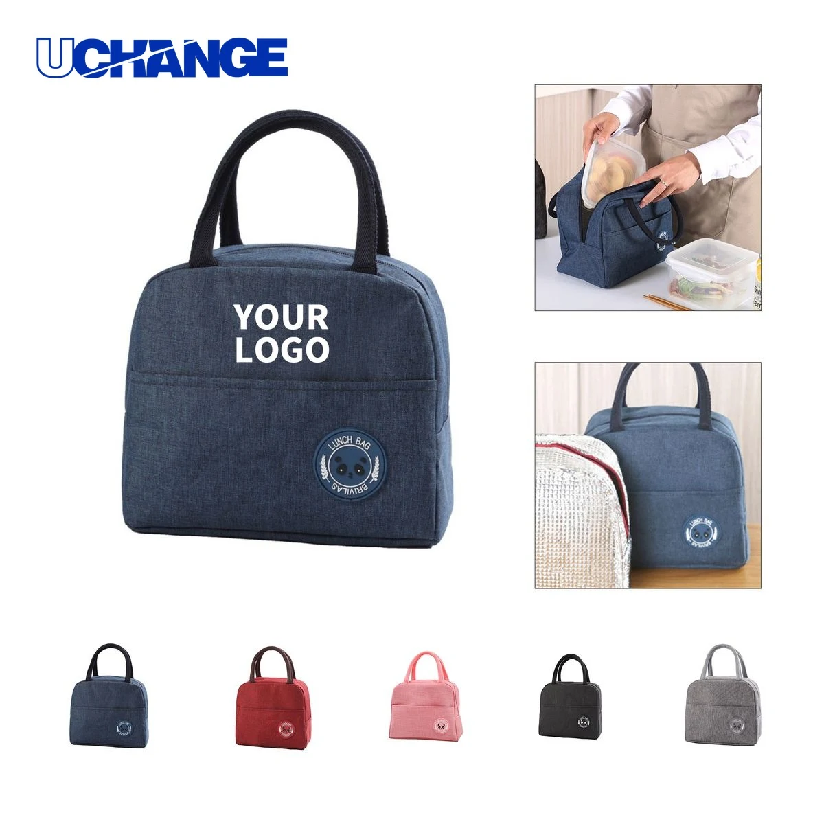 Oxford Insulated Cooler Bag with Front Pocket 1