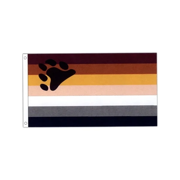 Bear Pride Motorcycle Flag 1