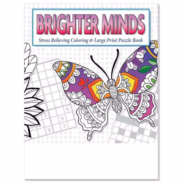 Brighter Minds Adult Coloring & Puzzle Books