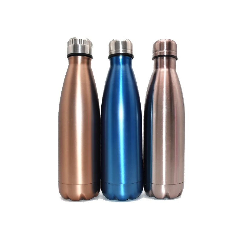 Stainless Steel Insulated Water Bottle Double Wall 17oz Cola Bottles Vacuum Flask 1