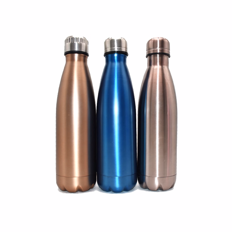 Stainless Steel Insulated Water Bottle Double Wall 17oz Cola Bottles Vacuum Flask