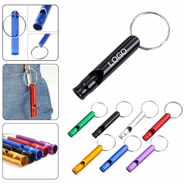 Emergency Survival Whistle Keychain Tool