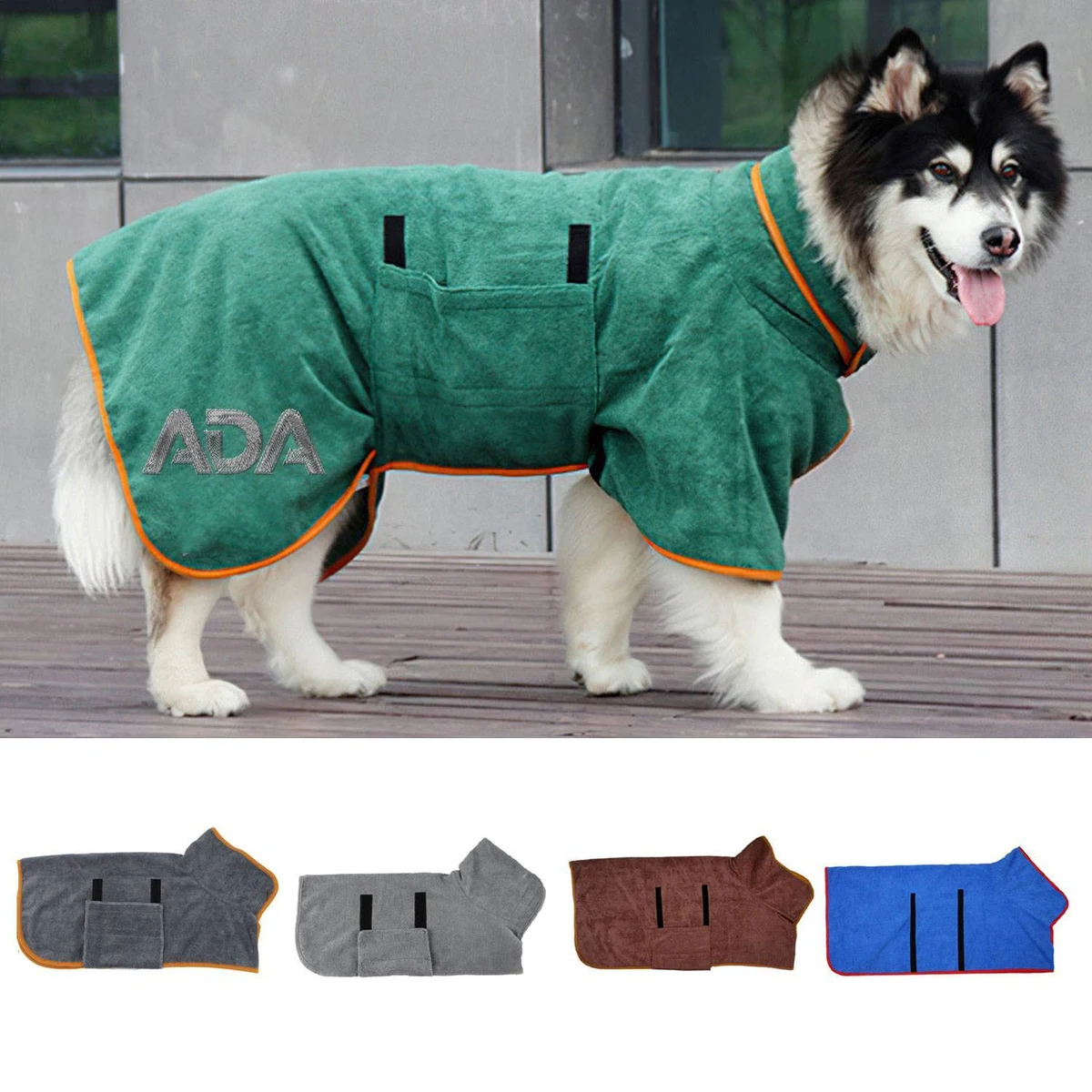 Quick Dry Nanofiber Dog Bathrobe 1