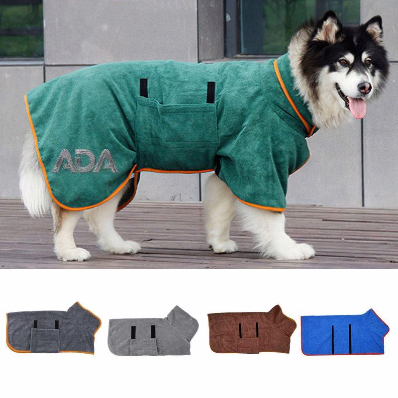 Quick Dry Nanofiber Dog Bathrobe