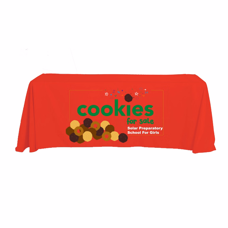 4ft Eco-Friendly Sustainable Fabric Non-Fitted Table Cover