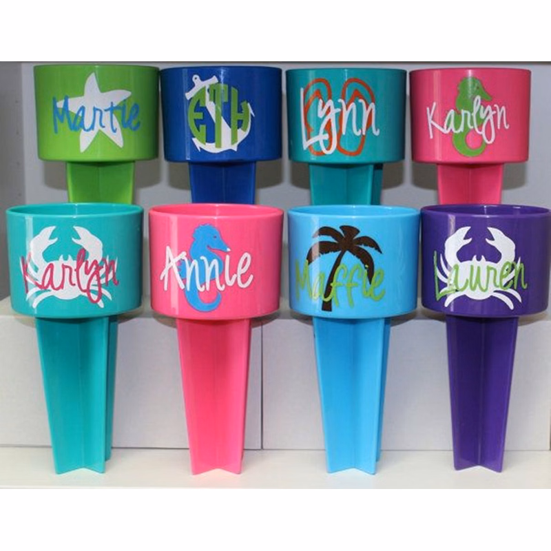 Spiker Beach Plastic Cup Holder