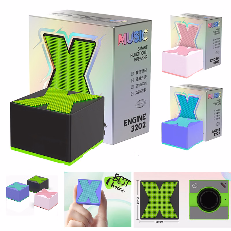 Mini Portable Square Tide-play Wireless Bluetooth Speaker