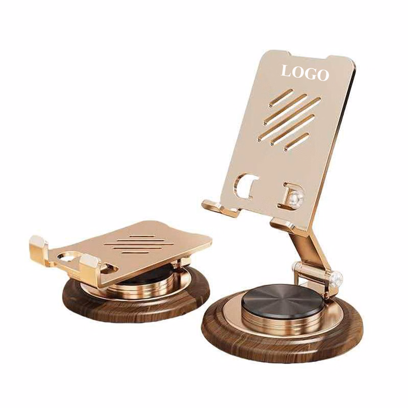 Premium Wood and Metal Phone Stand