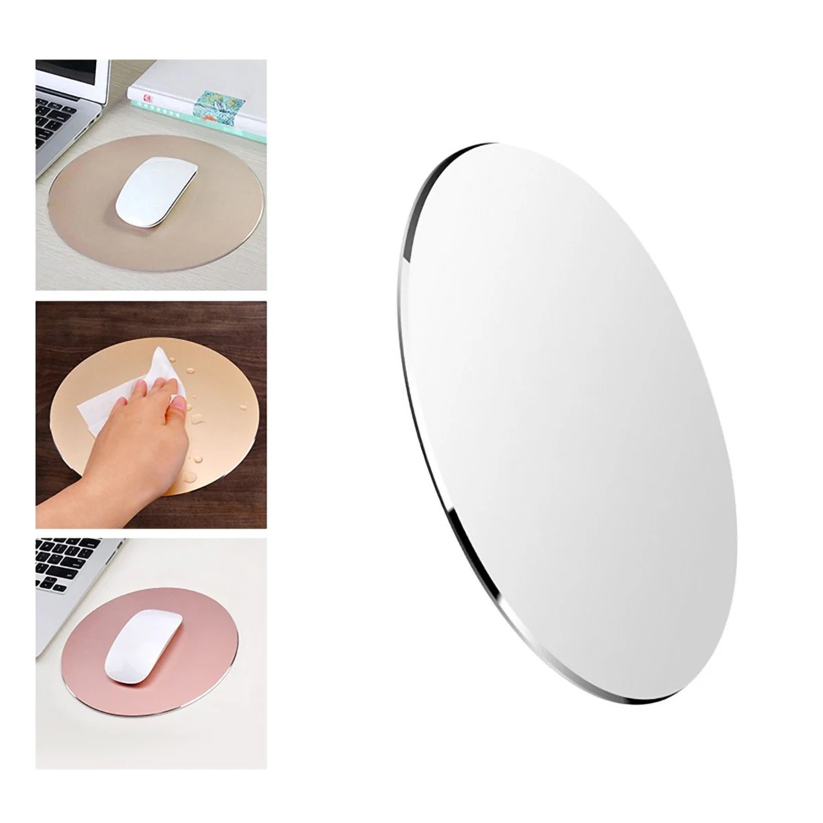 Round Aluminum Mouse Pad 1