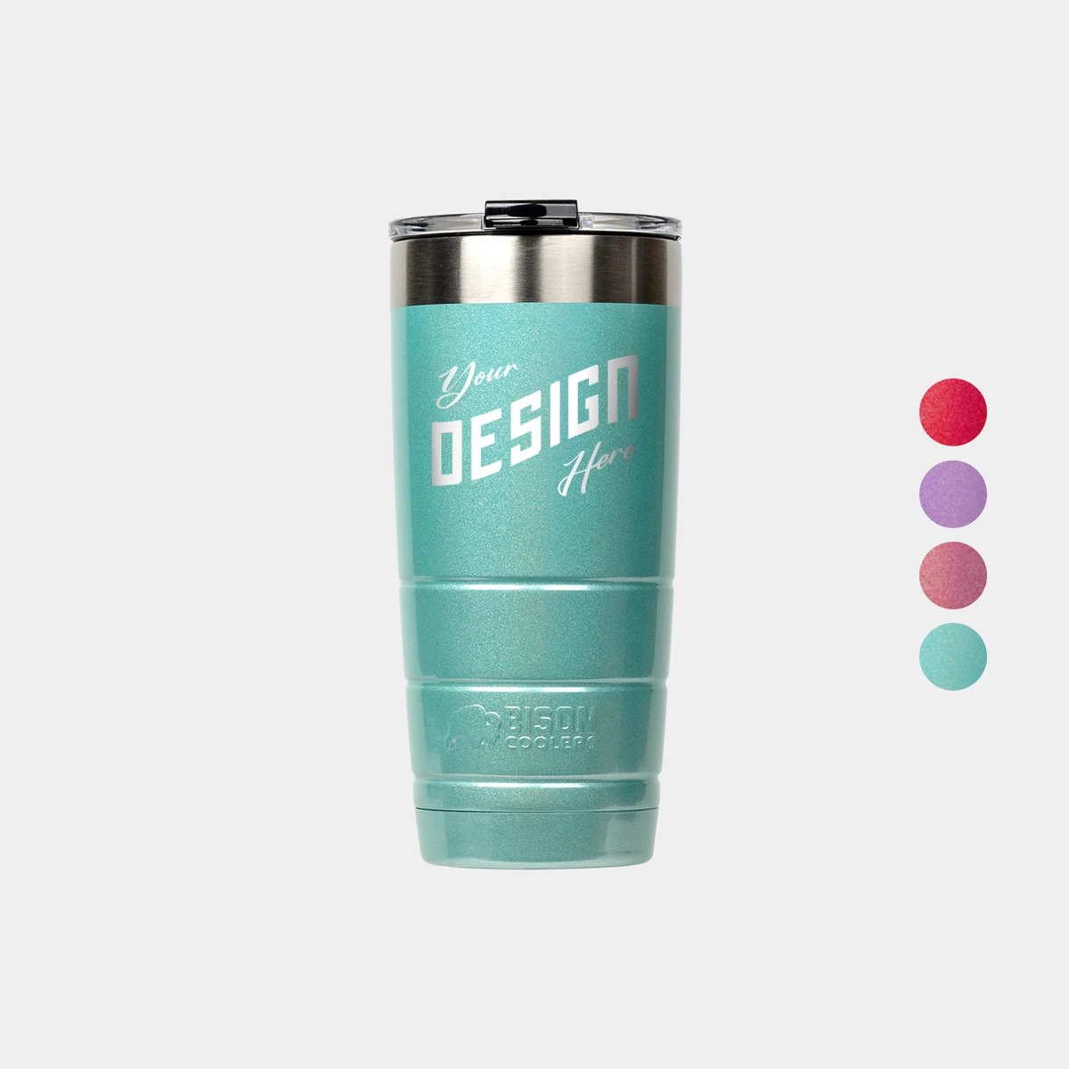 22 oz Bison® Stainless Steel Insulated Pearlized Tumbler 1