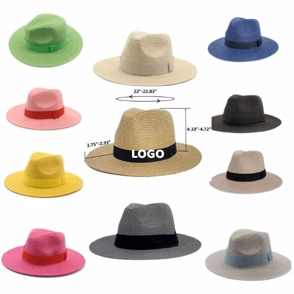 Sun Straw Beach Hat with Unisex Summer Protection
