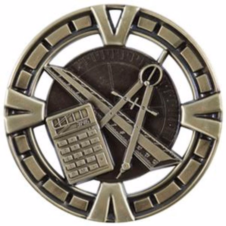 2-1/2" Math BG Medal