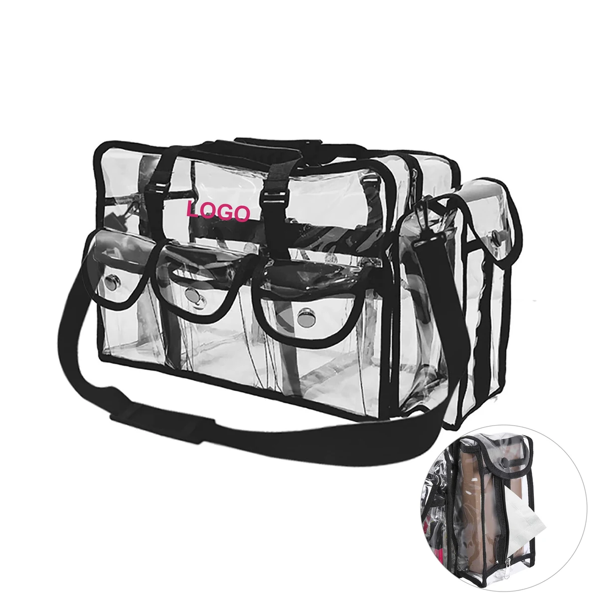 Clear Make-up Kit Organizer Bag (direct import) 1
