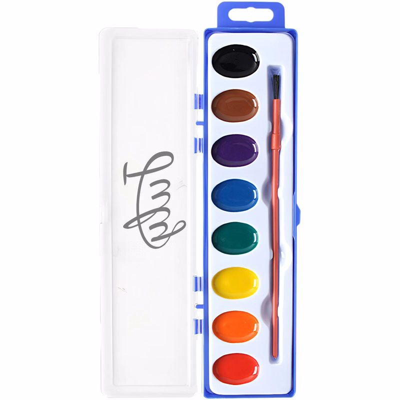 8-Color Watercolor Paint Set