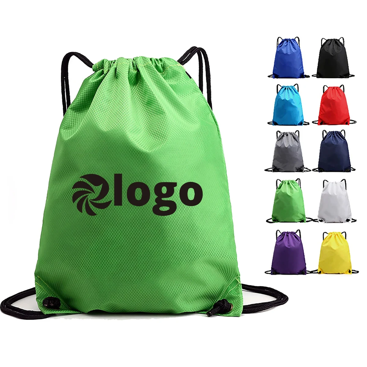 Polyester Drawstring Bags Backpack 1