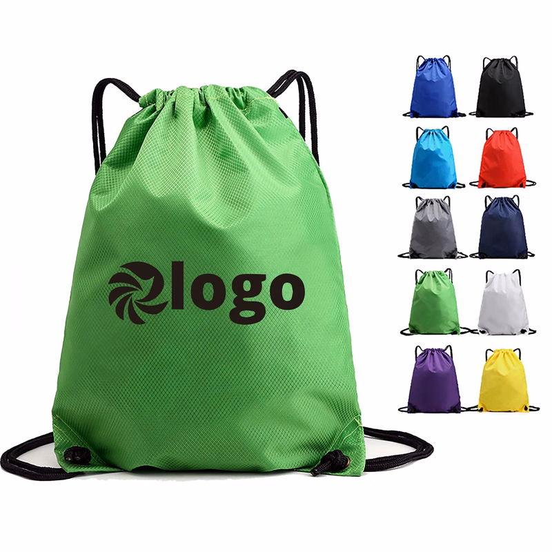 Polyester Drawstring Bags Backpack