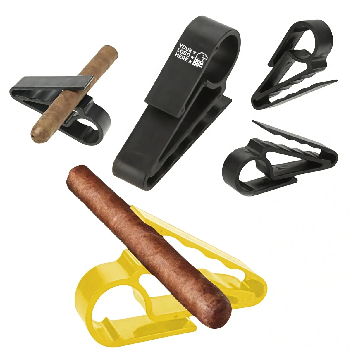 Golf Cigar Holder Clip Portable Accessory Tool 1