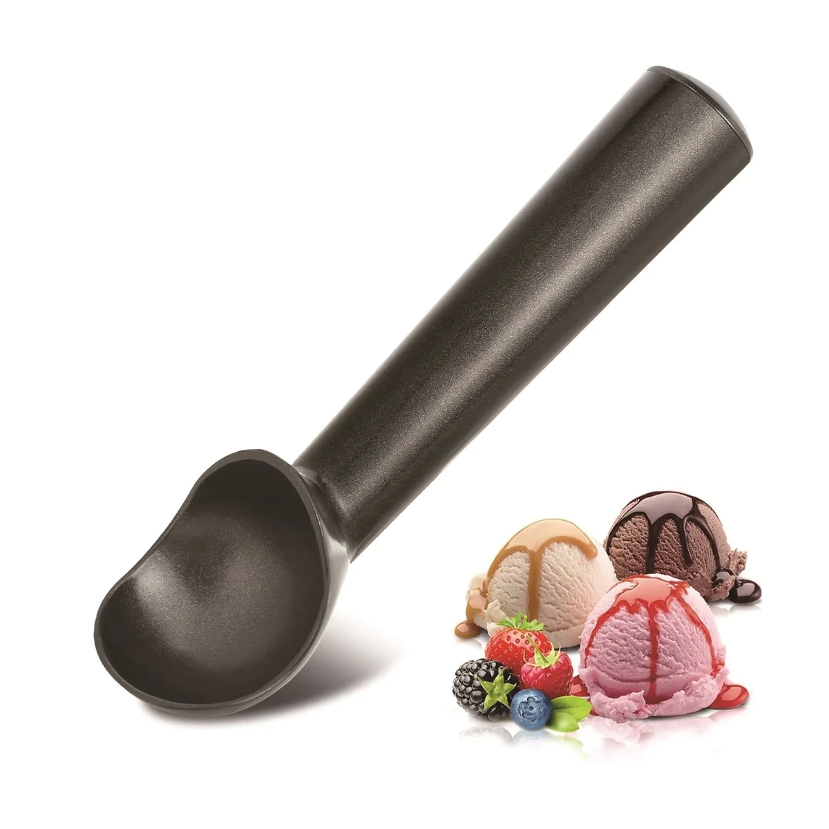 Heavy Duty Aluminum Ice Cream Spoon 1