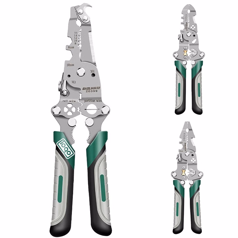 Multifunctional Folding Wire Strippers