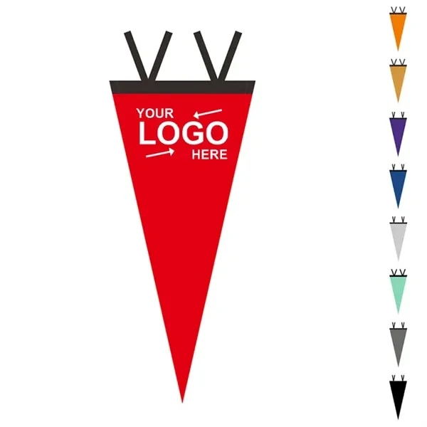 Custom Felt Triangular Pennant Flag Bunting — Event Decoration Brand Promotion 1