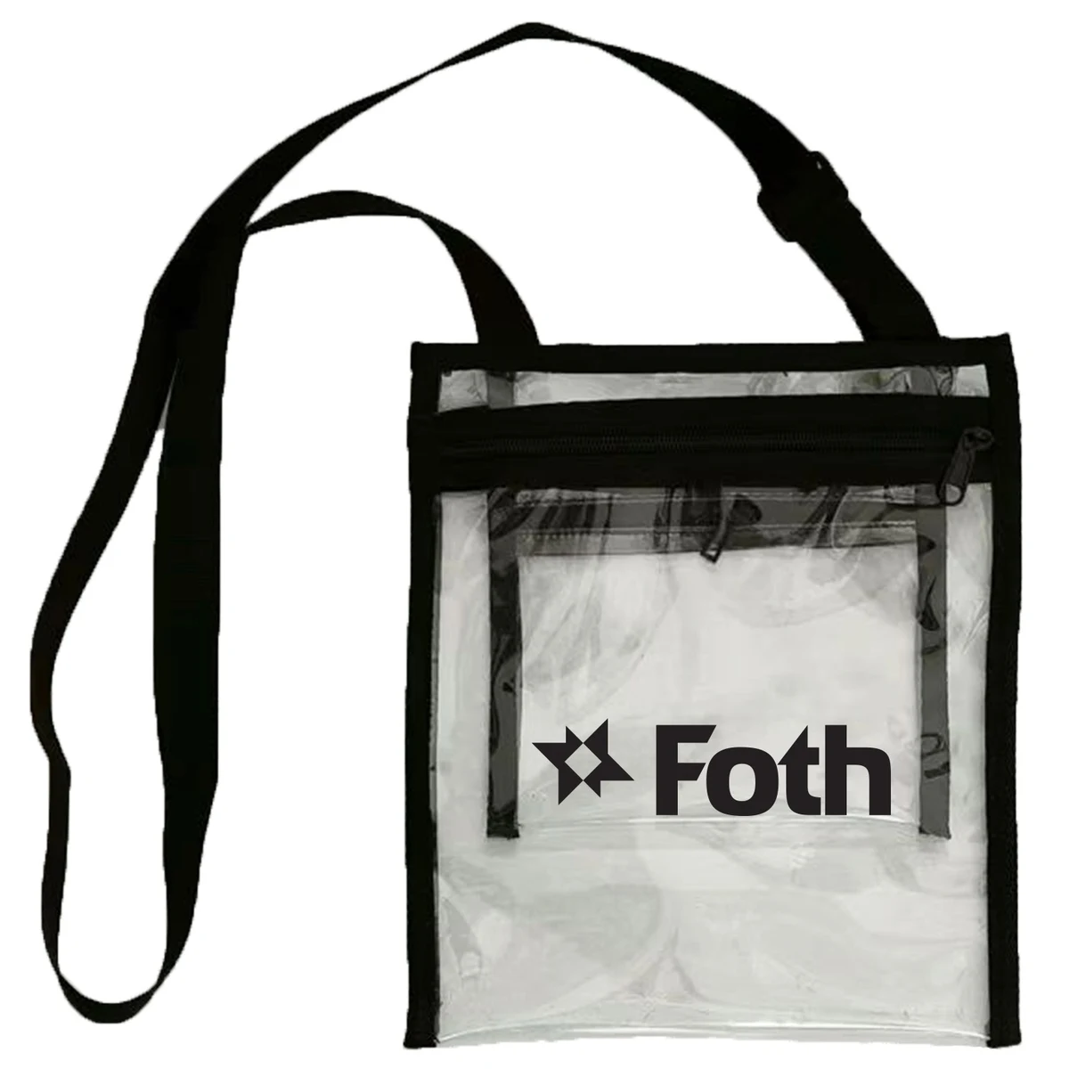 Clear PVC Stadium Shoulder Bag 1