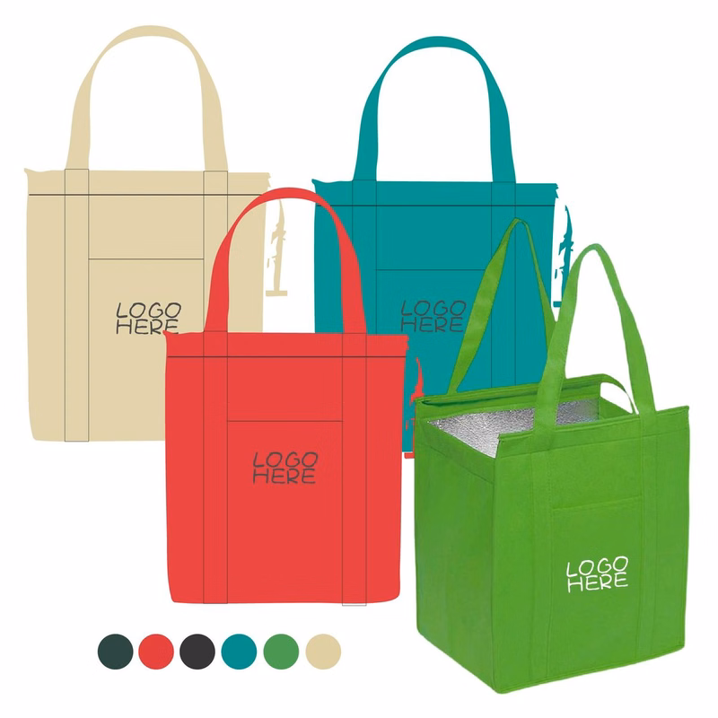 Insulated Non Woven Grocery Tote Bag
