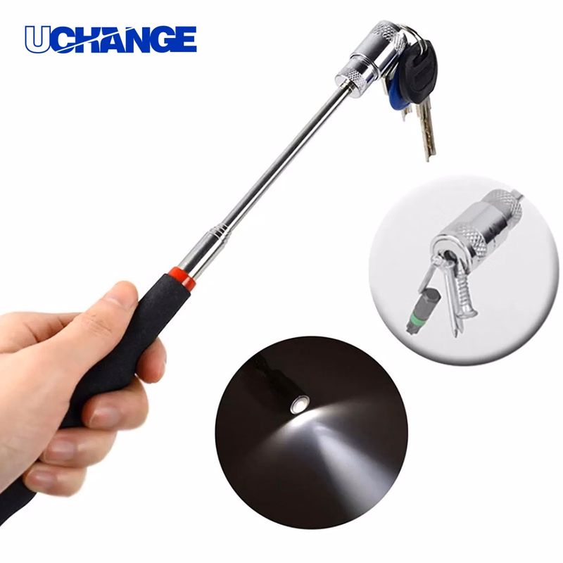 Magnetic Pick-Up Tool with LED Light for Repairs