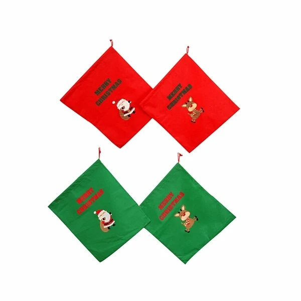 Non-woven Christmas Drawstring Bag 1