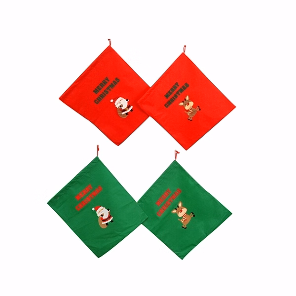 Non-woven Christmas Drawstring Bag