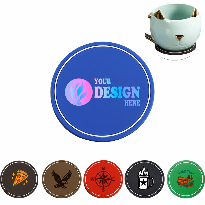 PVC Round Cup Coaster