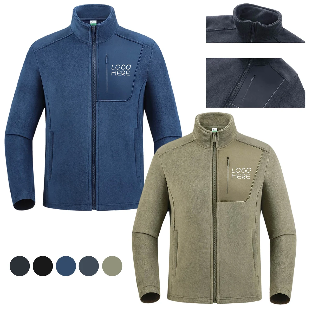Sweater Knit Fleece Jacket 1