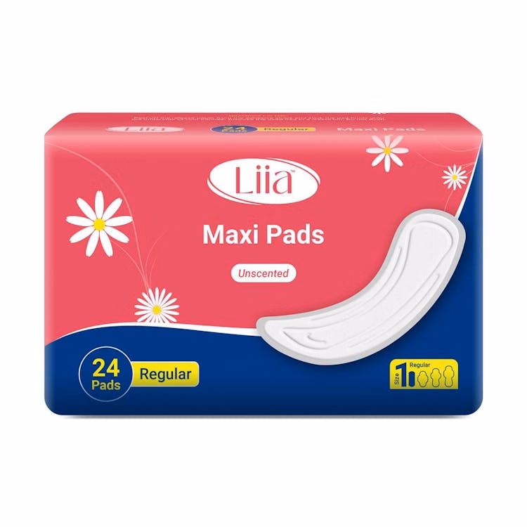 Liia Maxi Pads - 24 Count