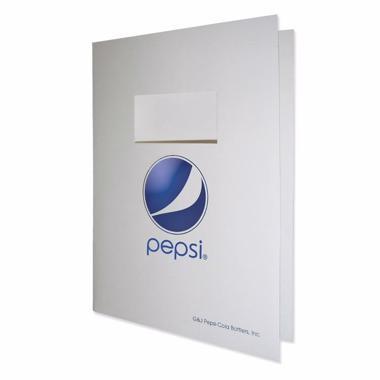 Tax and Report Cover with Window Printed 1 PMS Color