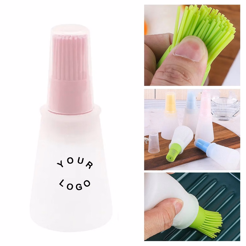 Silicone Oil Brush with Refillable Bottle
