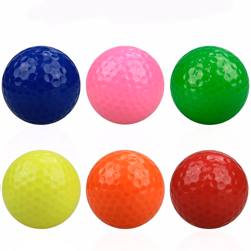Double Layer Rubber Surlyn Training Golf Balls