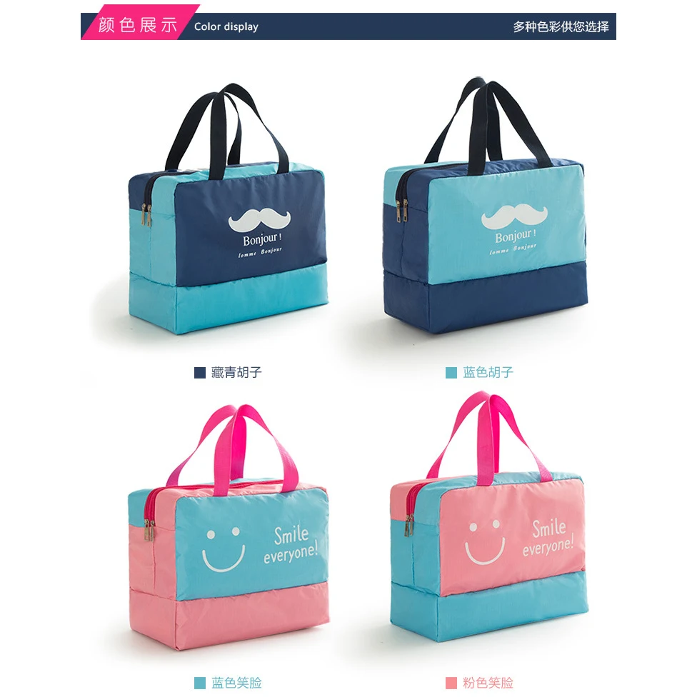Waterproof Beach and Swim Bag with Wet/Dry Compartments 1