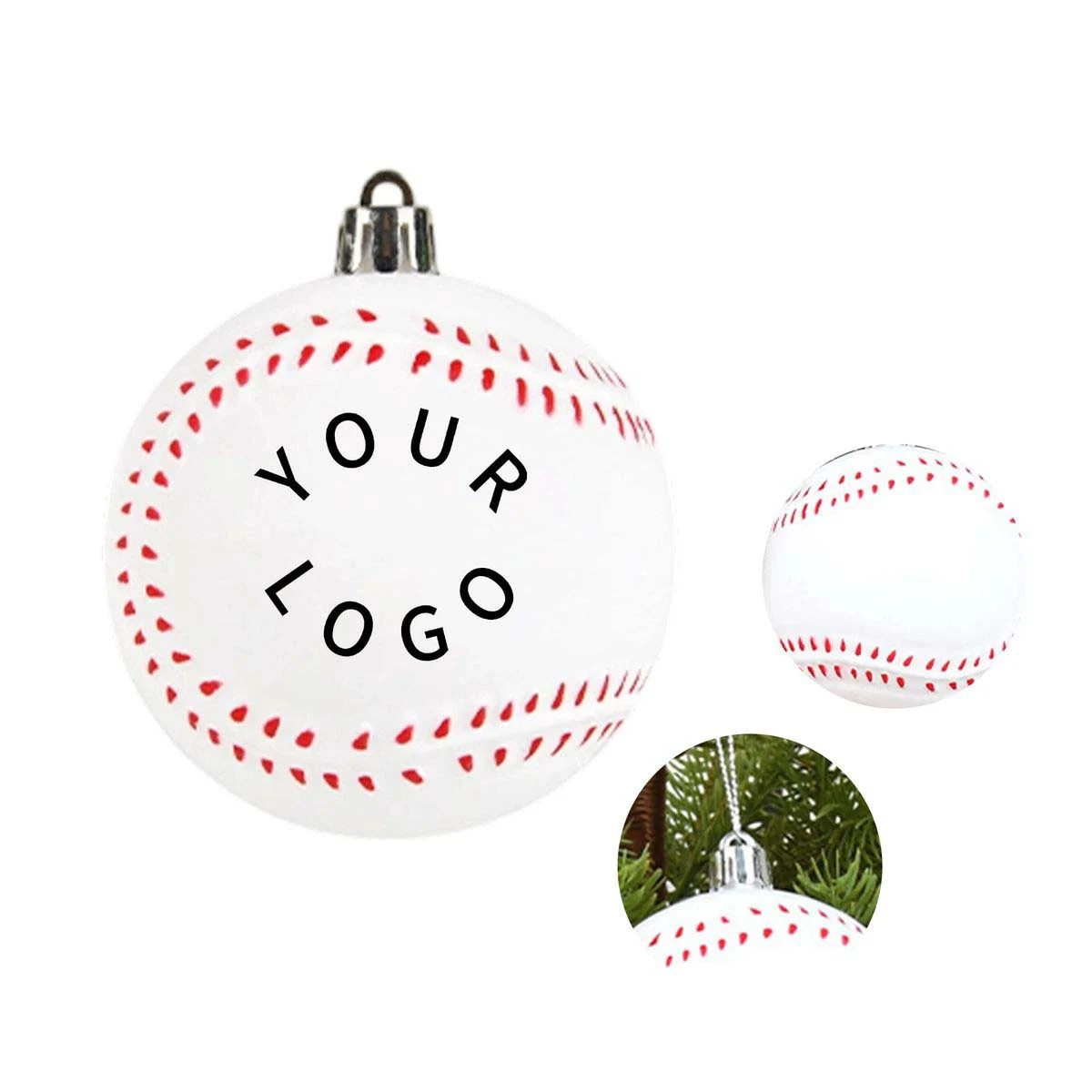 Baseball Holiday Tree Ornament 1