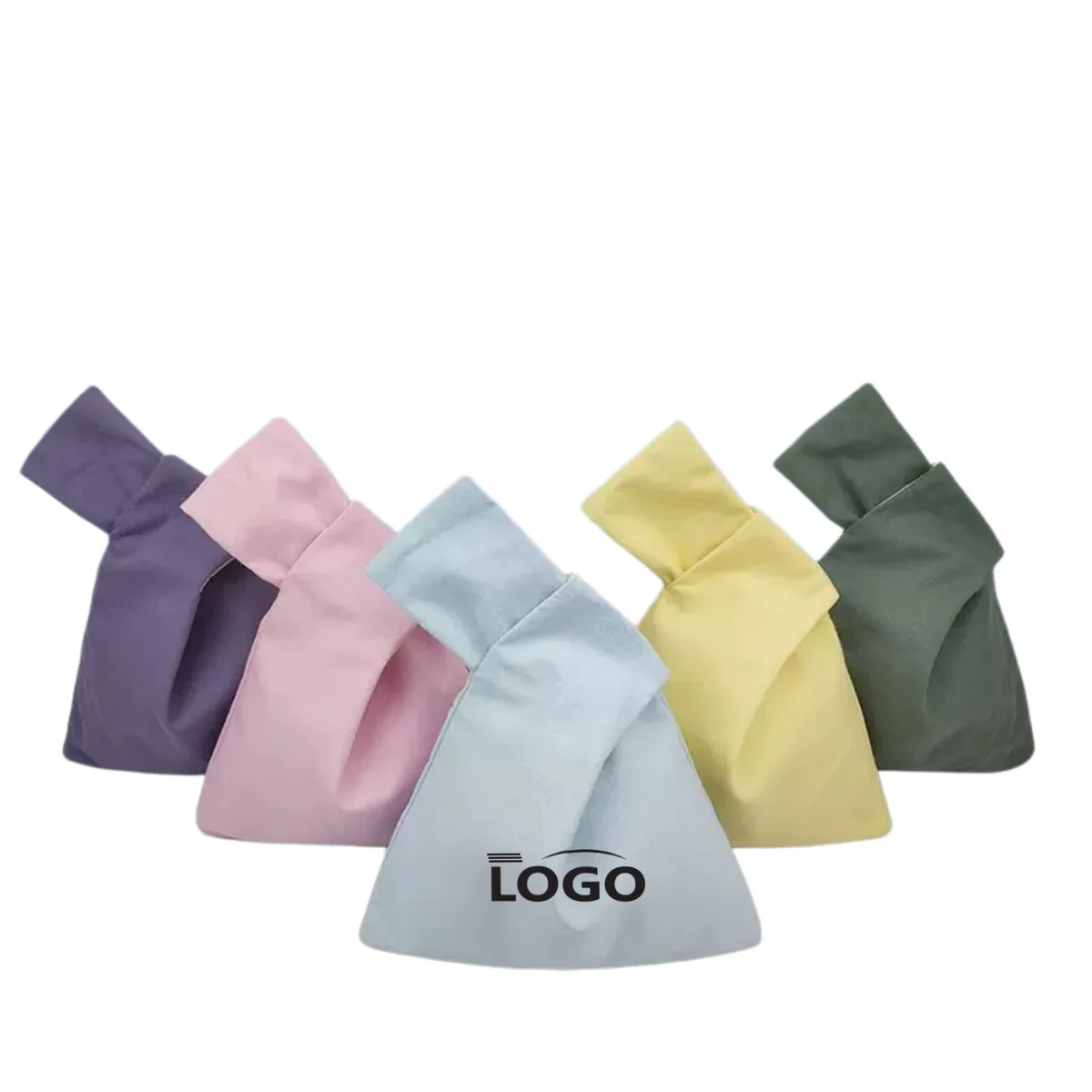 Poly Cotton Wrist Shopping Tote, custom tote bag with logo imprint 1