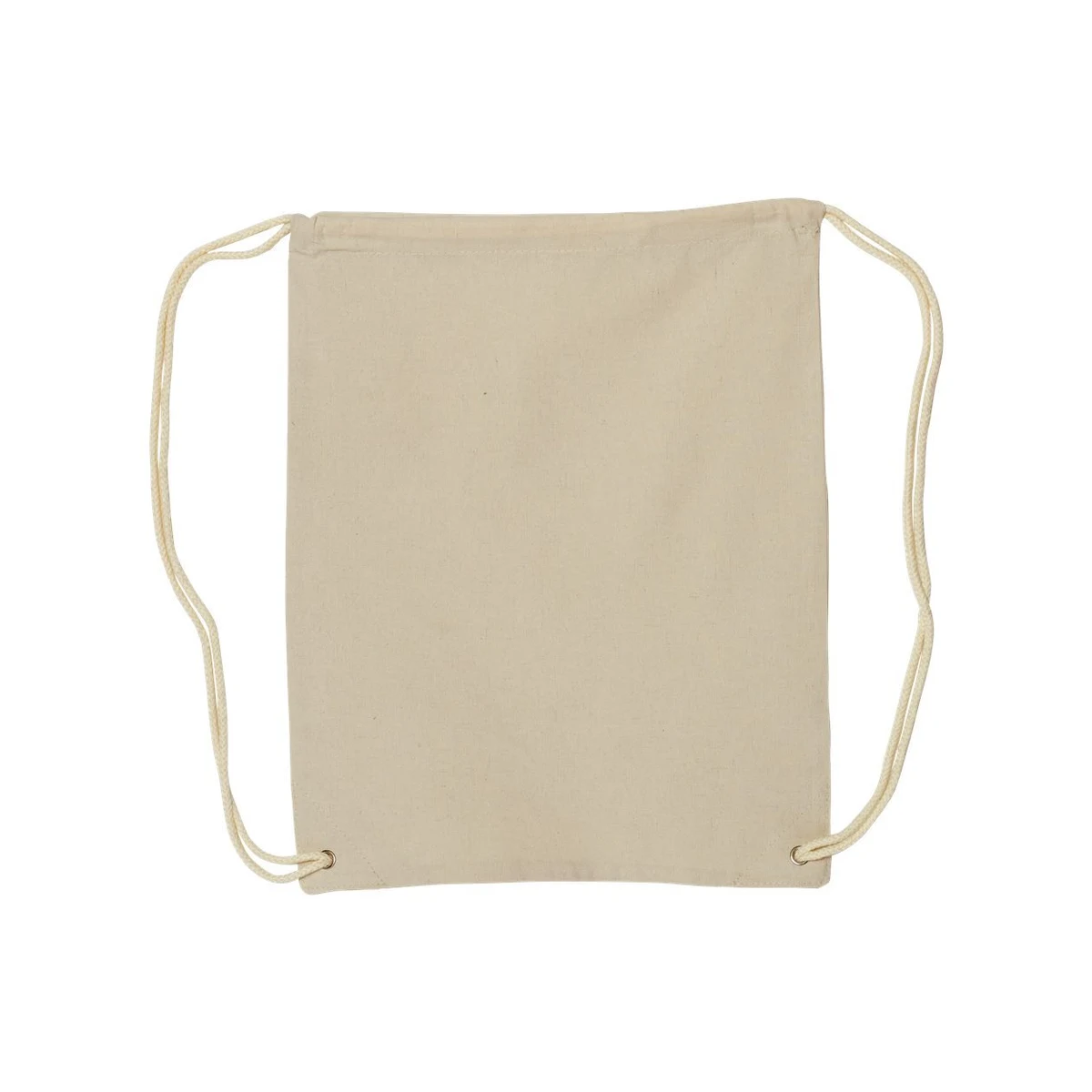 Canvas Drawstring Backpack - 8875 1