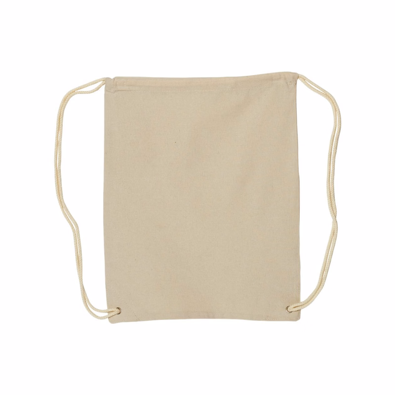 Canvas Drawstring Backpack - 8875