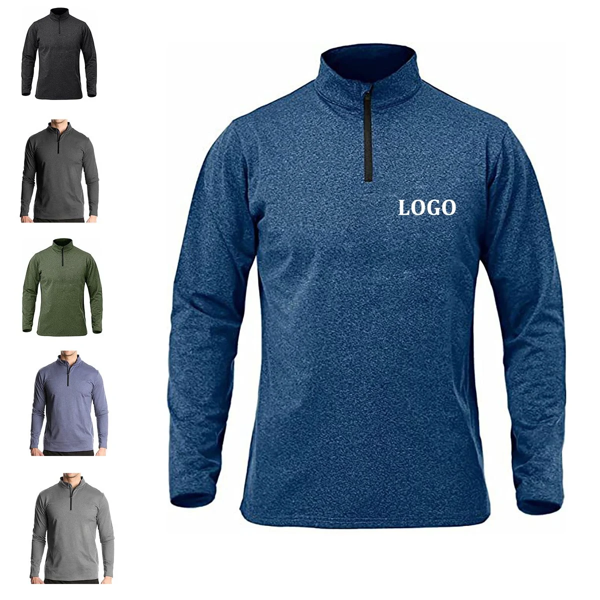 Men's Quick Dry Half Zip Tee 1