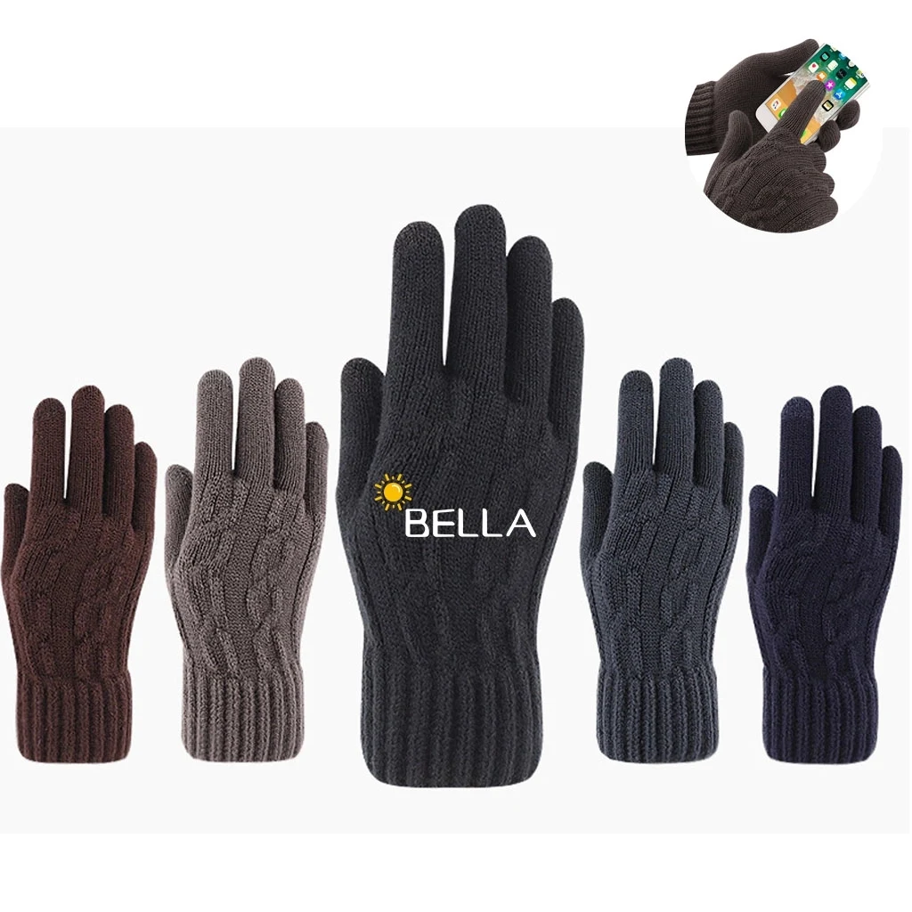 Touch Screen Warm Gloves With Thermal Soft Knit Lining 1